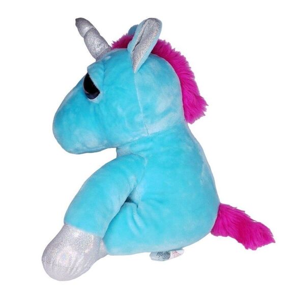 Little Peepers Russ Big Eyes Unicorn Blue Pink Silver Twinkle Large 20" - Picture 5 of 8